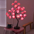 Lámpara Rozenboom - Elegante Lámpara de Mesa LED | Lámpara de Mesa con Flor de Rosa | LED Ajustable | Iluminación Ambiental Regulable | Plástico | IP66 | Diseño Único | Lámpara de Mesa Romántica | Iluminación Decorativa | Elegancia Moderna