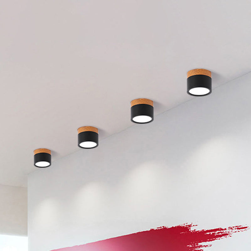Lumora | Lámparas de techo LED con acabado de madera