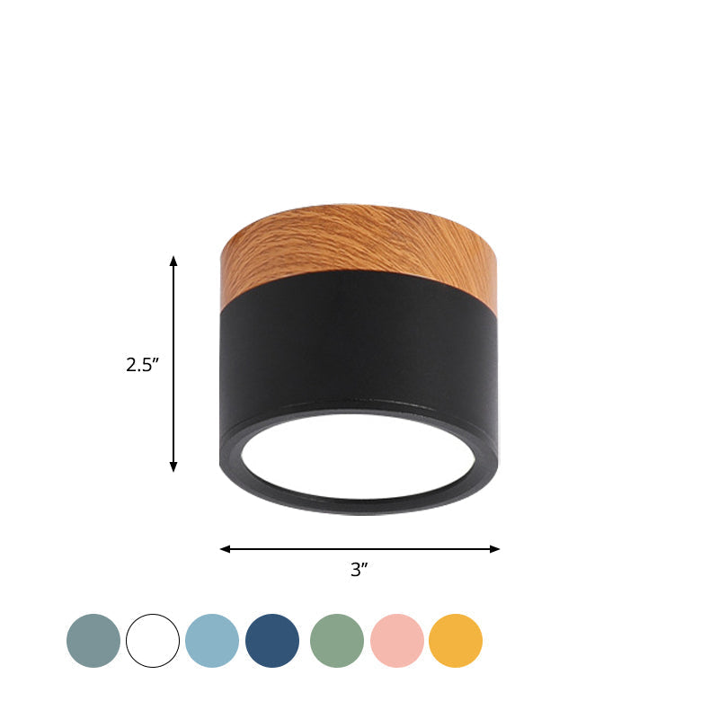 Lumora | Lámparas de techo LED con acabado de madera