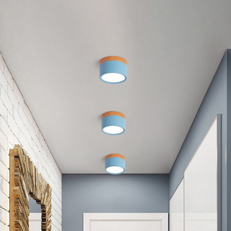 Lumora | Lámparas de techo LED con acabado de madera