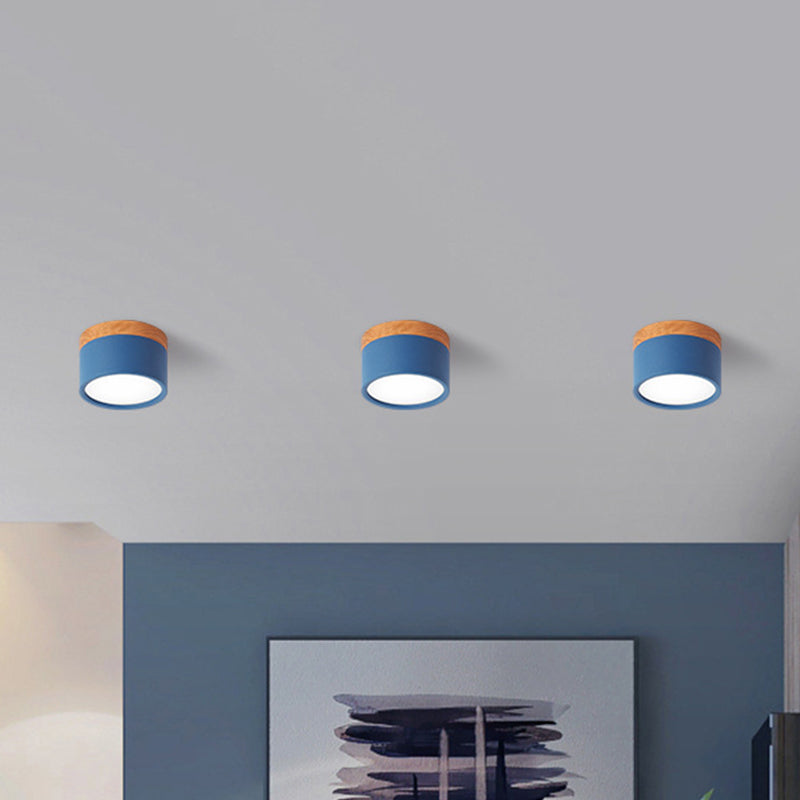 Lumora | Lámparas de techo LED con acabado de madera