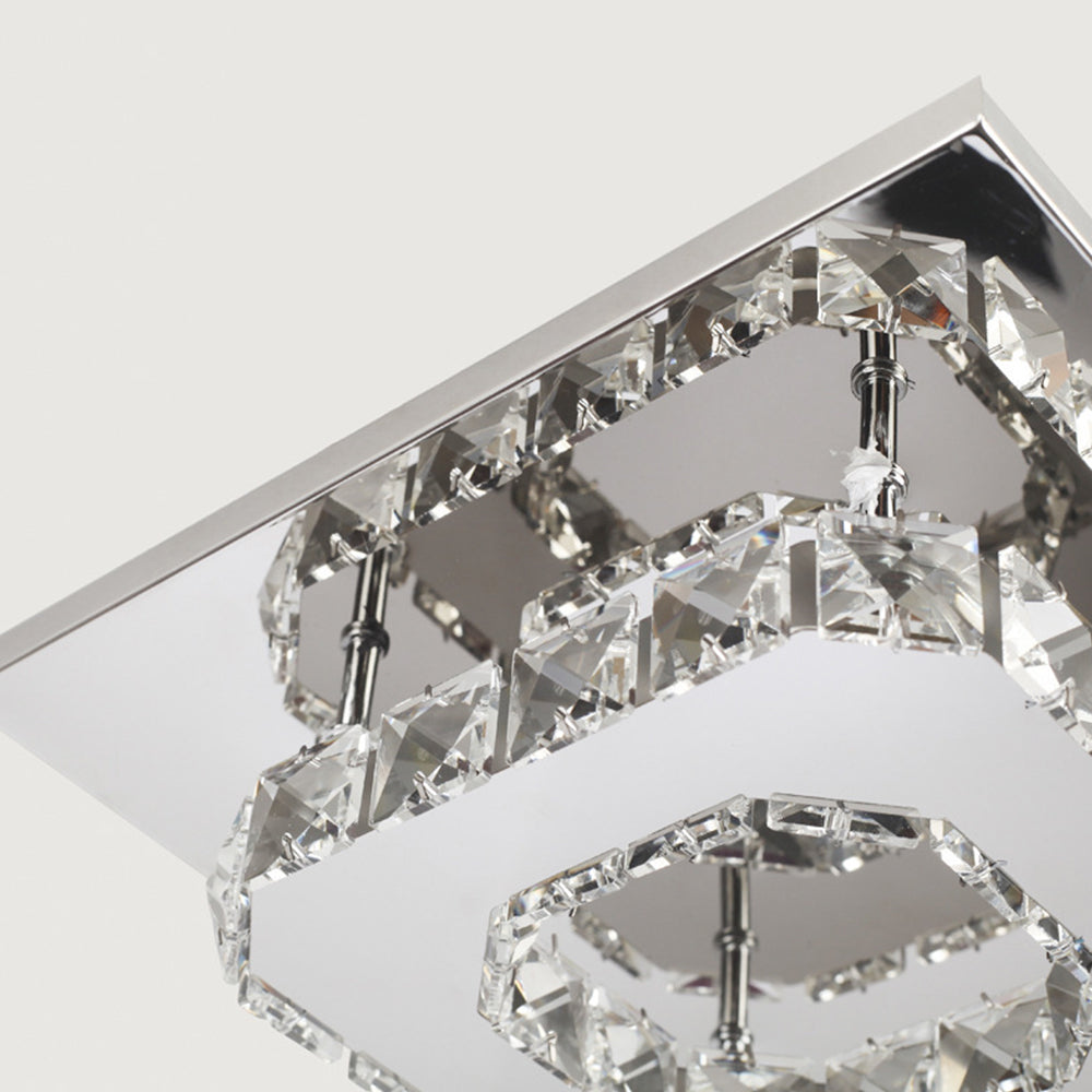 Lámpara de Techo Cristal LED Moderna
