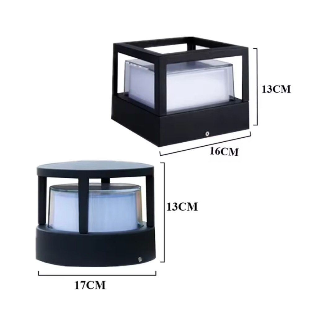 Luces LED Exteriores de Aluminio Impermeables | Iluminación Eficiente Energéticamente para Jardines o Patios