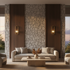 Aplique de Pared de Vidrio Elegante - Luz de Pared Moderna para una Atmosfera Acogedora en Interiores