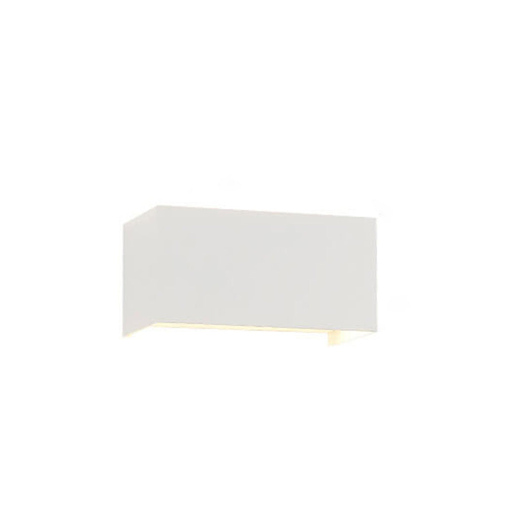 Lámpara de pared LED rectangular moderna e impermeable para uso exterior con iluminación hacia arriba y hacia abajo
