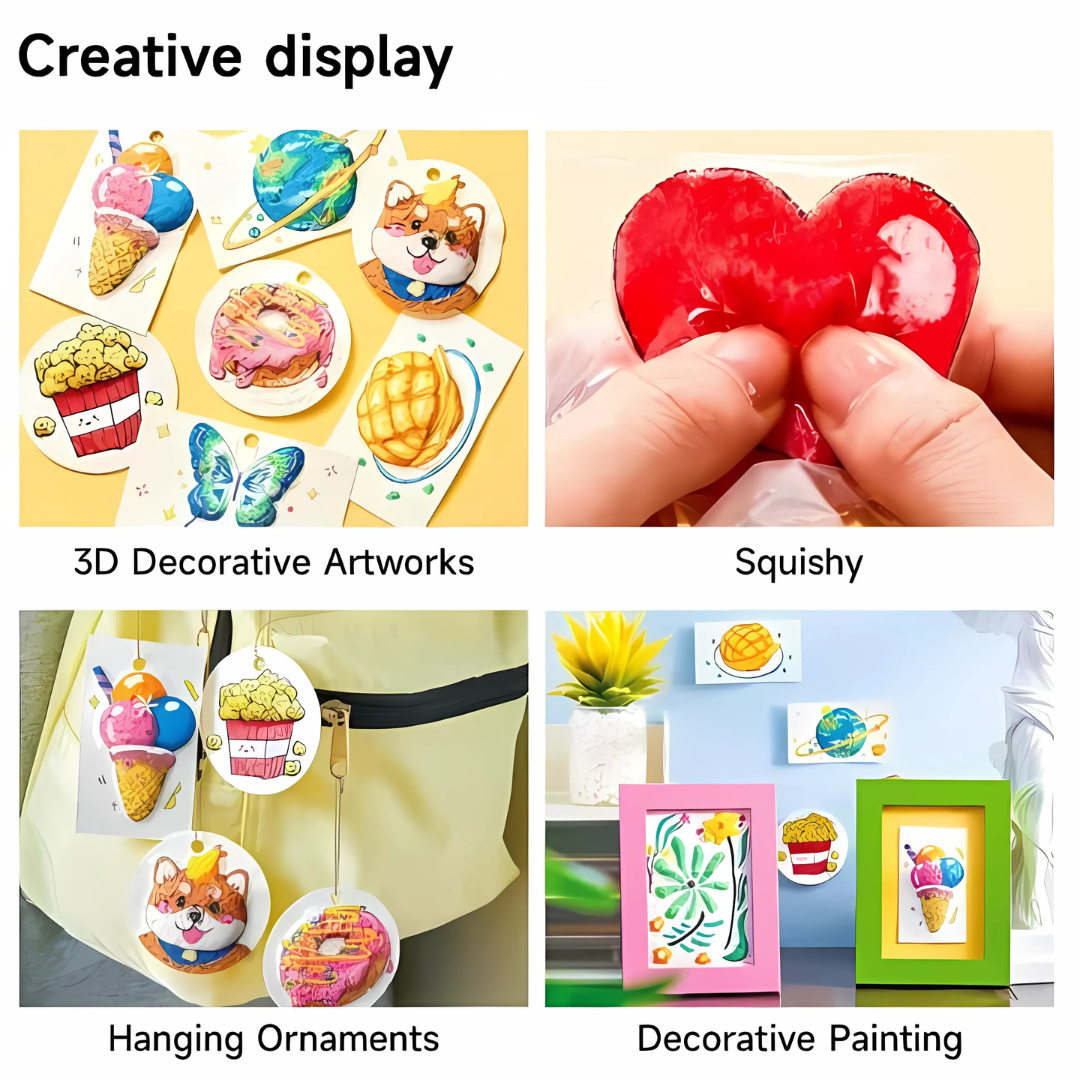 Kit de pintura creativa para niños con efecto 3D