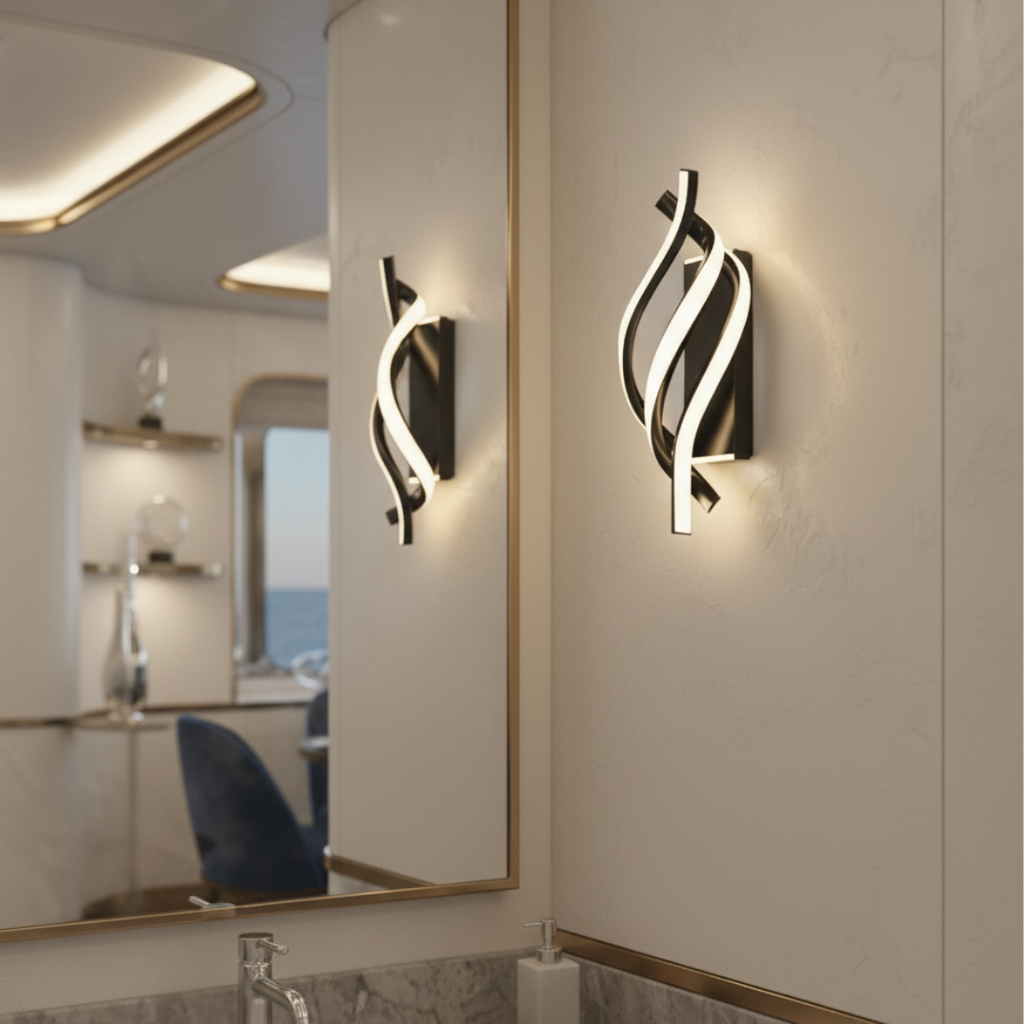 Aplique de Pared Moderno de Aluminio - Lámpara de Pared LED Minimalista para Iluminación Acogedora