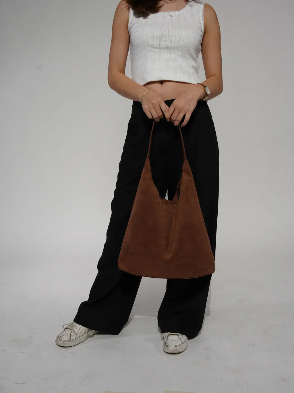 Feya | Bolso de hombro de suave ante