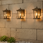 Luz de Pared Exterior Industrial - Aplique LED de Aluminio Impermeable para Patio o Porche