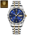Modell 615 | Reloj de lujo para hombre | Movimiento de cuarzo japonés MIYOTA | Caja de acero inoxidable 316L | Cristal Hardlex | Resistente al agua 3 ATM | Índices luminosos y fecha