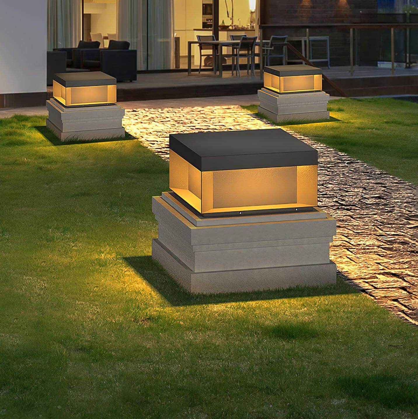 Luz Solar de Poste Exterior - Impermeable IP65
