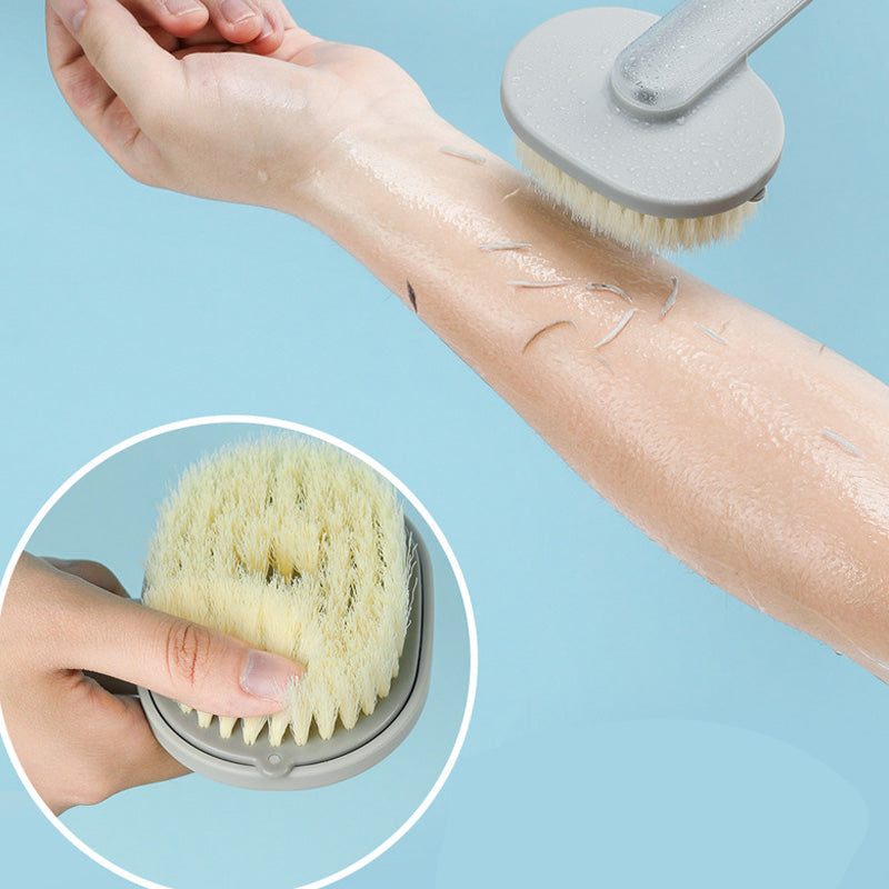 Cepillo de masaje de baño con mango largo y desmontable