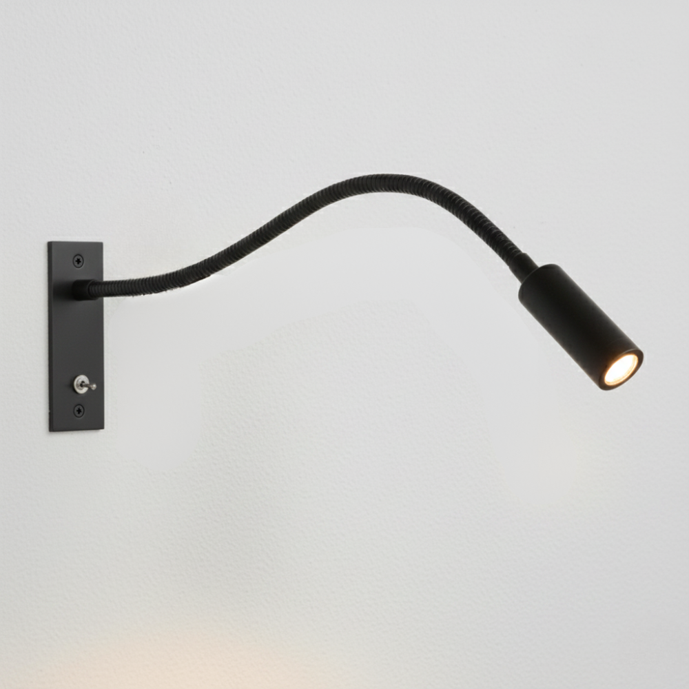 Aplique de Pared Minimalista - Focos de Lectura Ajustables en Metal Dorado/Plateado