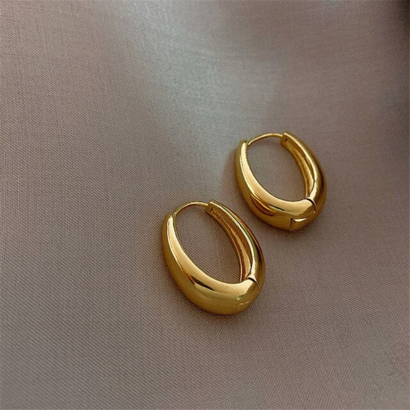 Lina - Pendientes con Diseño Colgante y de Aro