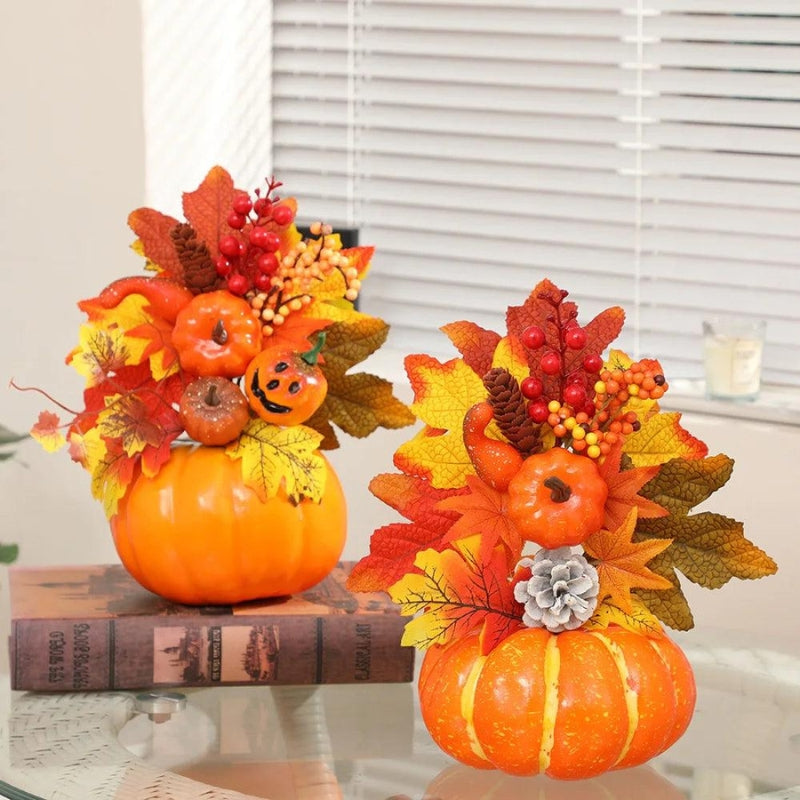 GhostlyGourd - Adorno Decorativo de Halloween con Diseño Inspirado en Calabaza