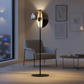 Lámpara de Pie Moderna Neralith Soma - Elegante Lámpara de Cristal para Sala de Estar