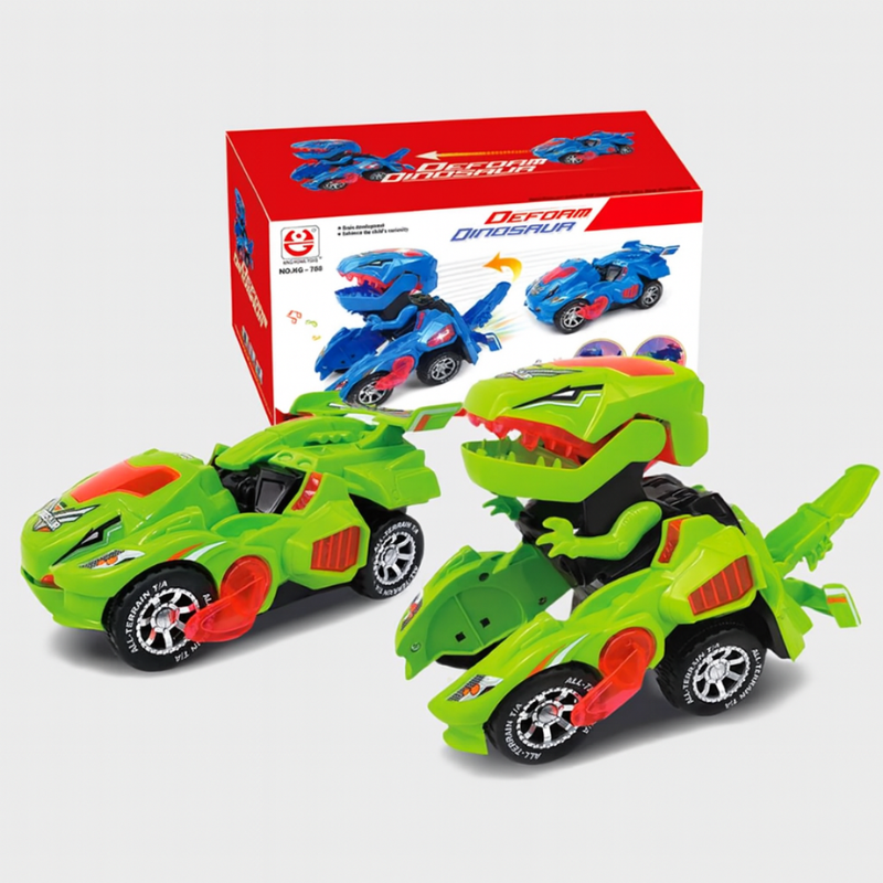 BotCar – Auto de Juguete Robot Transformable con Luces y Sonidos