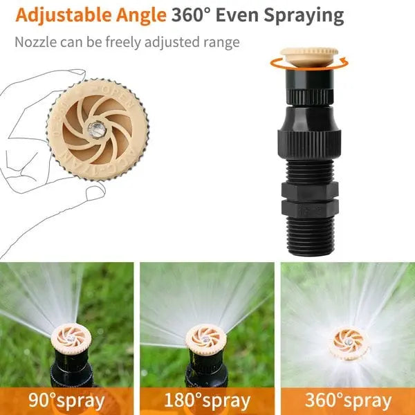 Aspersor de Jardín Ajustable 360° – Riego Ajustable
