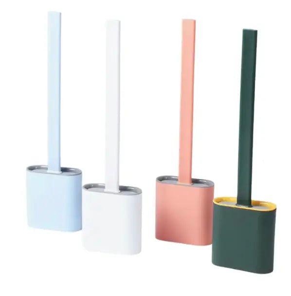 Cepillo de Inodoro de Silicona Higiénica – Limpieza Profunda sin Rayones
