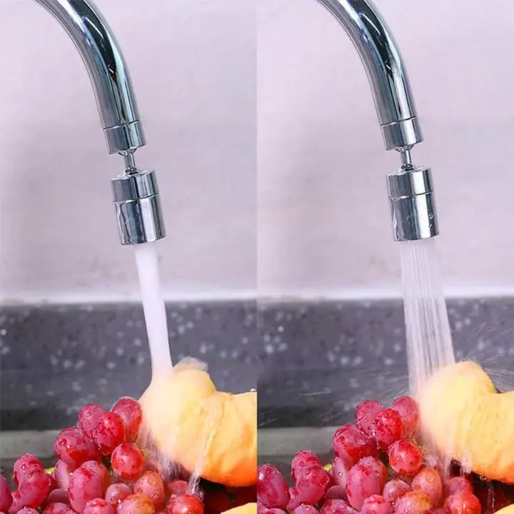 Accesorio de Grifo 360° – Sin Salpicaduras con 2 Modos de Rocío