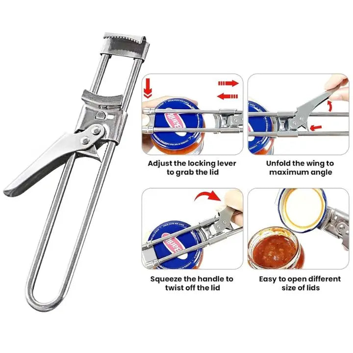 BowLift | Abre tapas ajustable de acero inoxidable