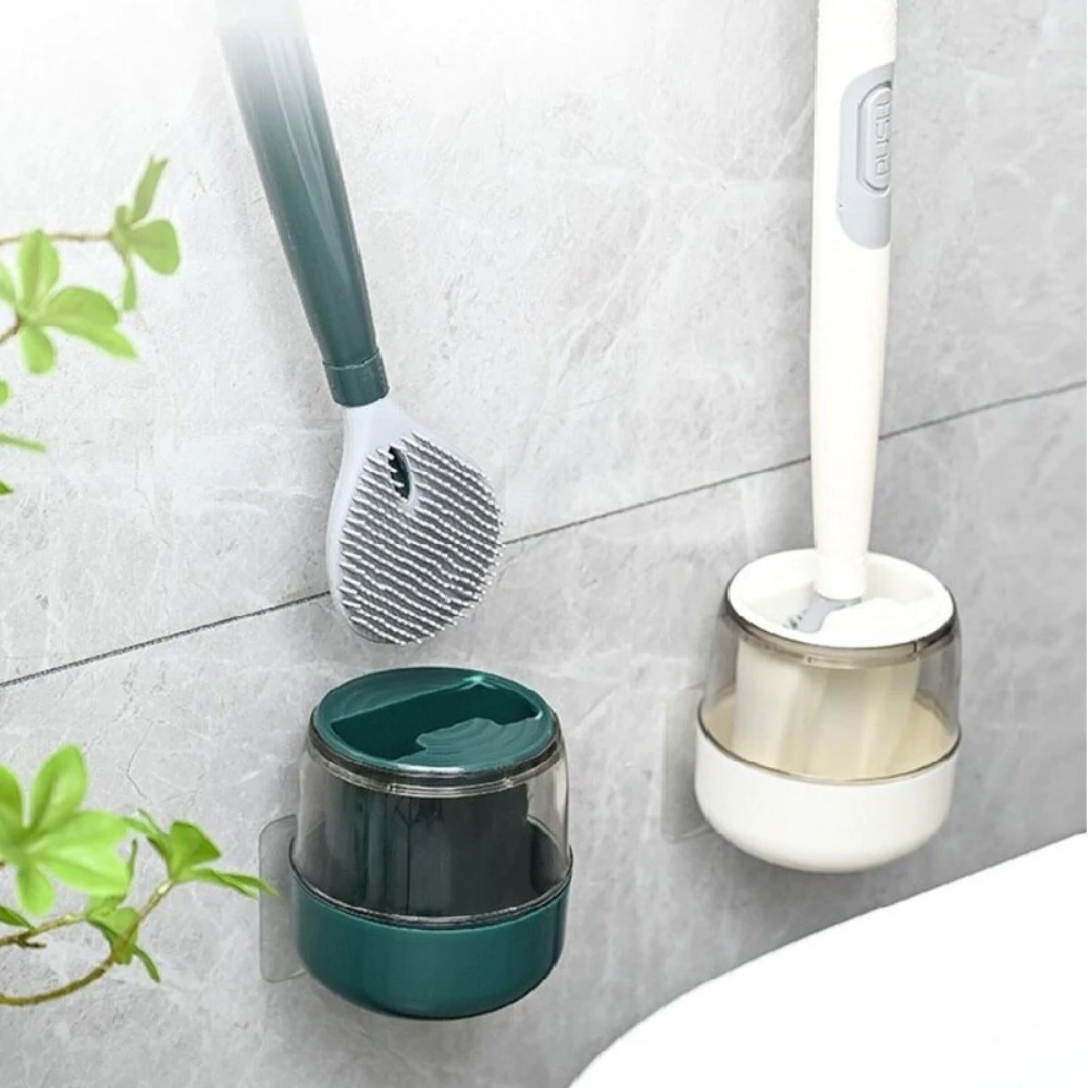 Cepillo de inodoro flexible para una limpieza precisa y fácil