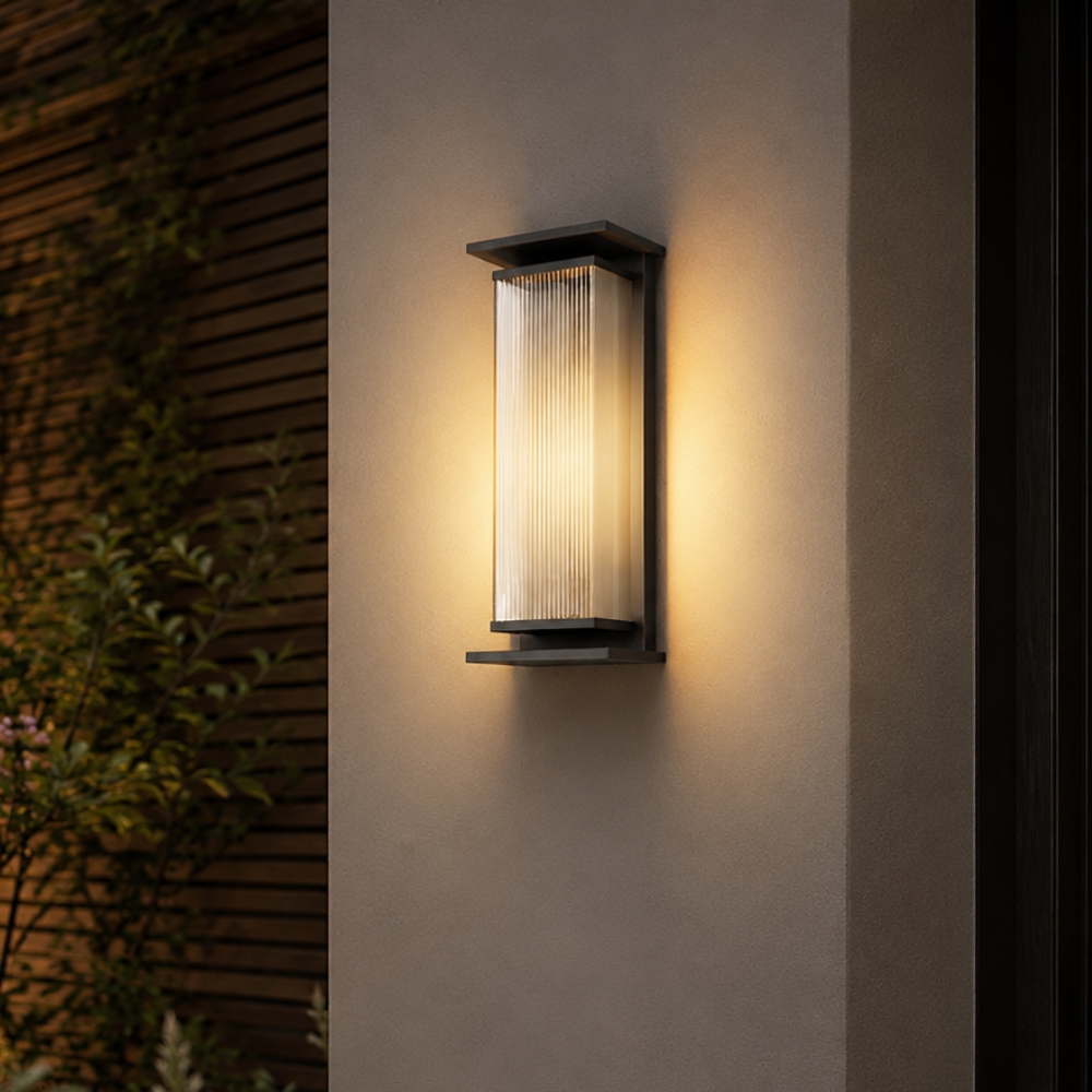 Luz de Pared Moderna para Exteriores | Aplique de Pared LED de Acero Inoxidable Impermeable para Iluminación de Patio y Porche