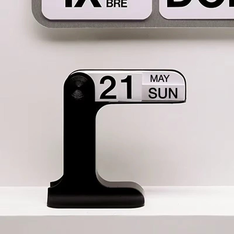 DateNest – Calendario de Escritorio Ajustable con Base Compacta para el Hogar y la Oficina