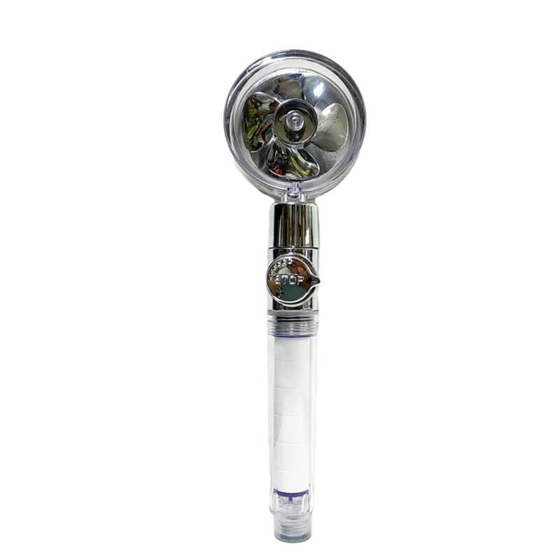 Cabezal de Ducha Turbo Ventilador 360°