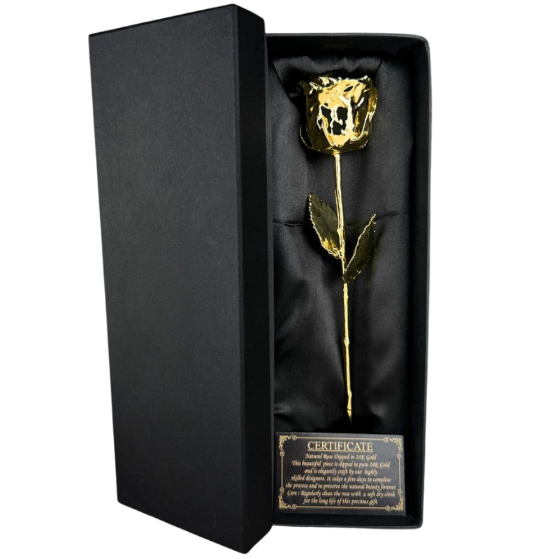 GoldenPetal - Rosa Real Conservada en Oro de 24K para la Eternidad