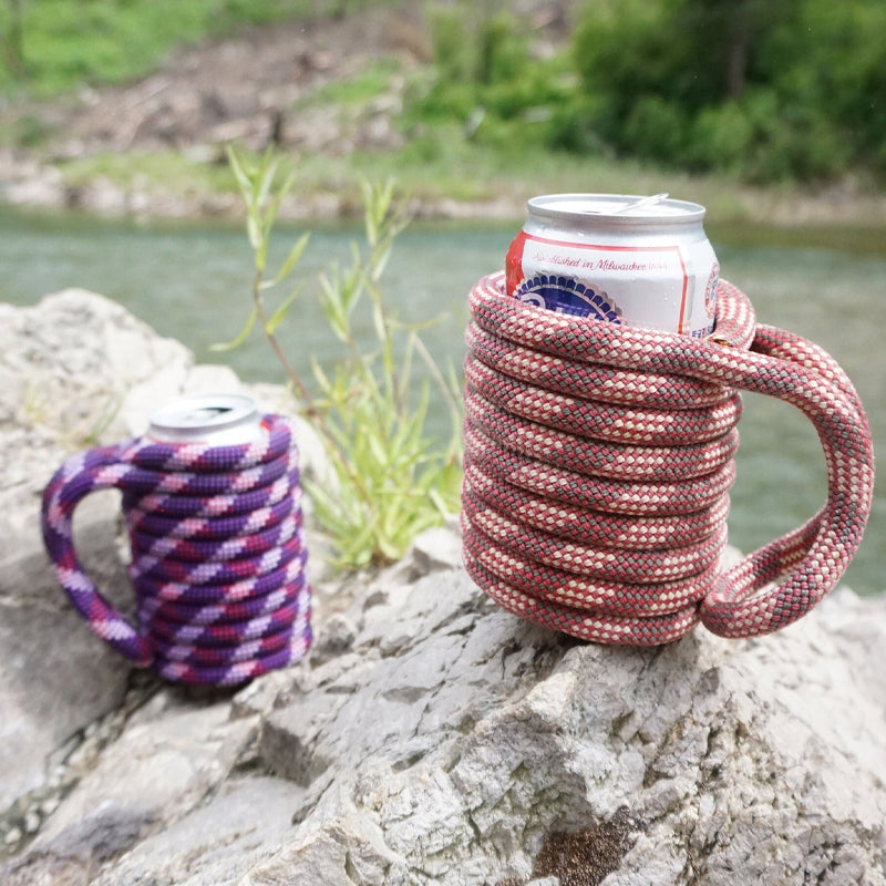 BowLift | Funda para Lata de Cerveza de Cuerda de Escalada Reciclada