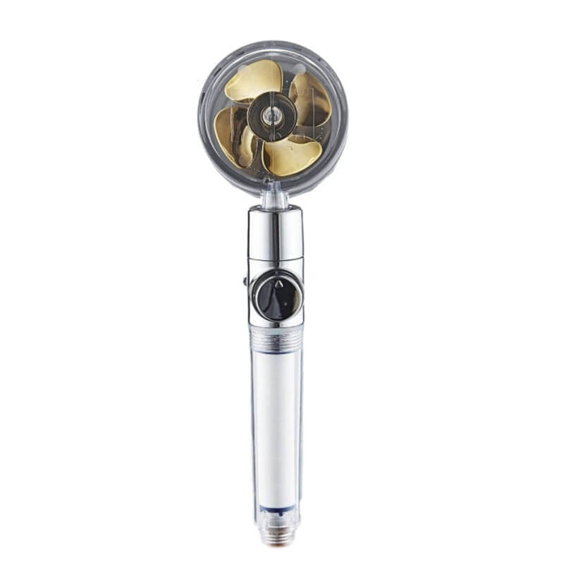 Cabezal de Ducha Turbo Ventilador 360°