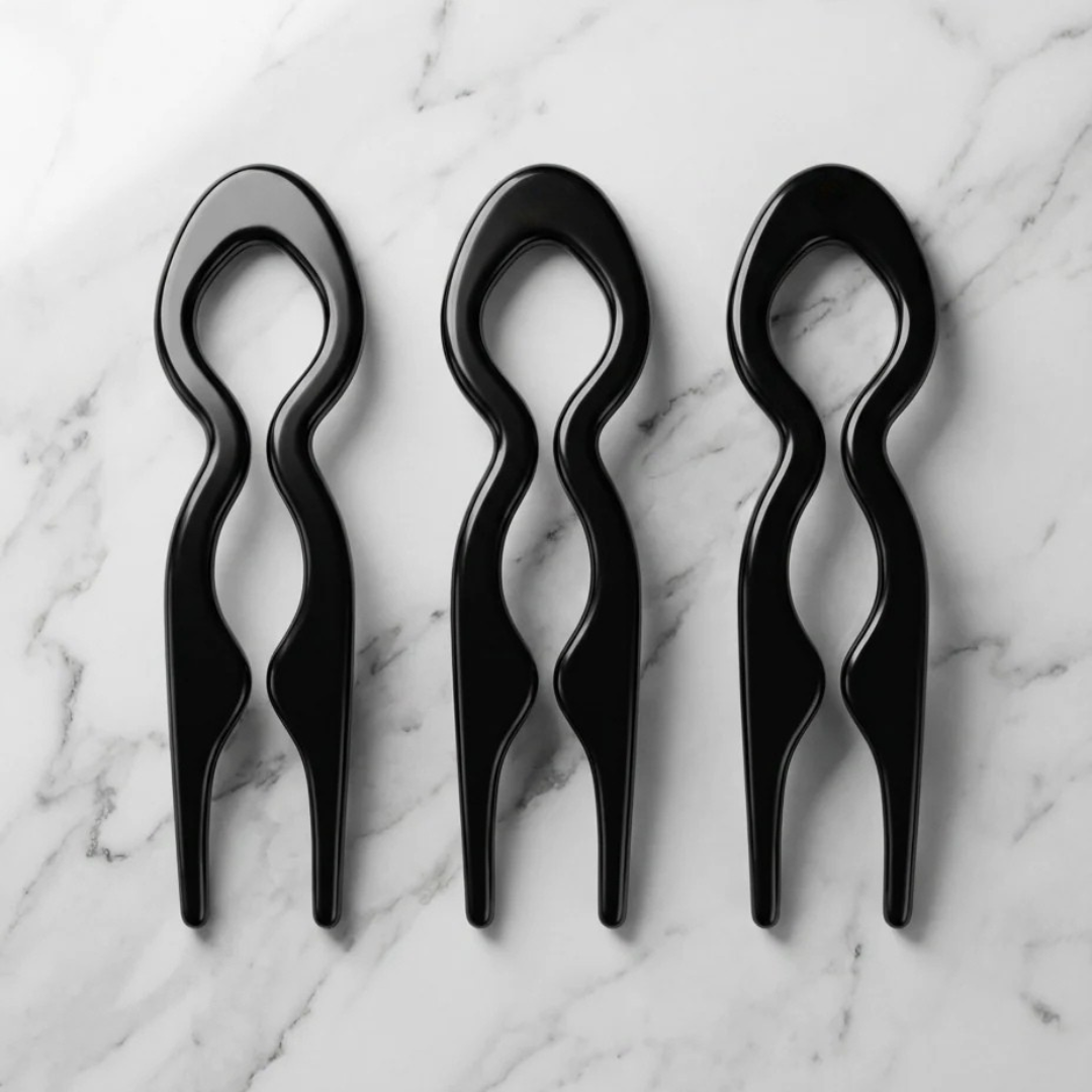 Pinzas para el Cabello Francesas (Lote de 3)