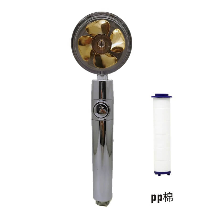 Cabezal de Ducha Turbo Ventilador 360°