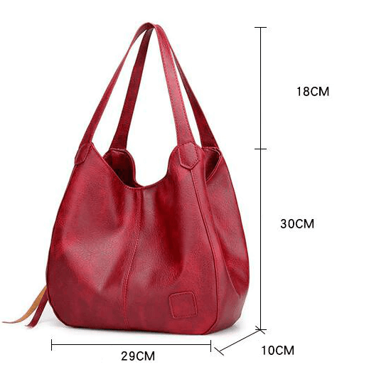 Bolso de piel sintética con gran capacidad