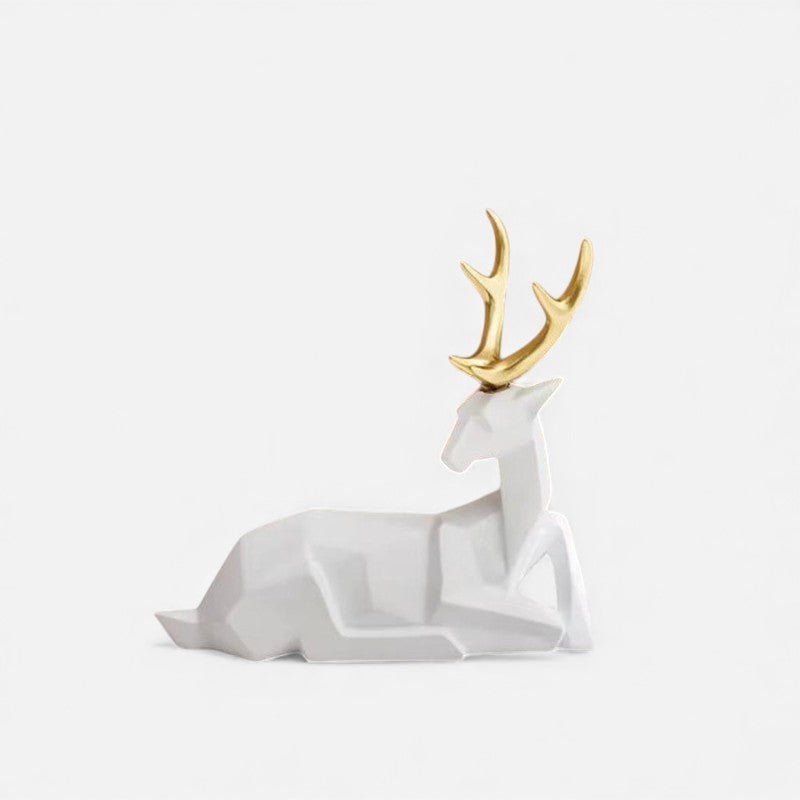 DecoDeer - Escultura Geométrica de Ciervo para Decoración Interior