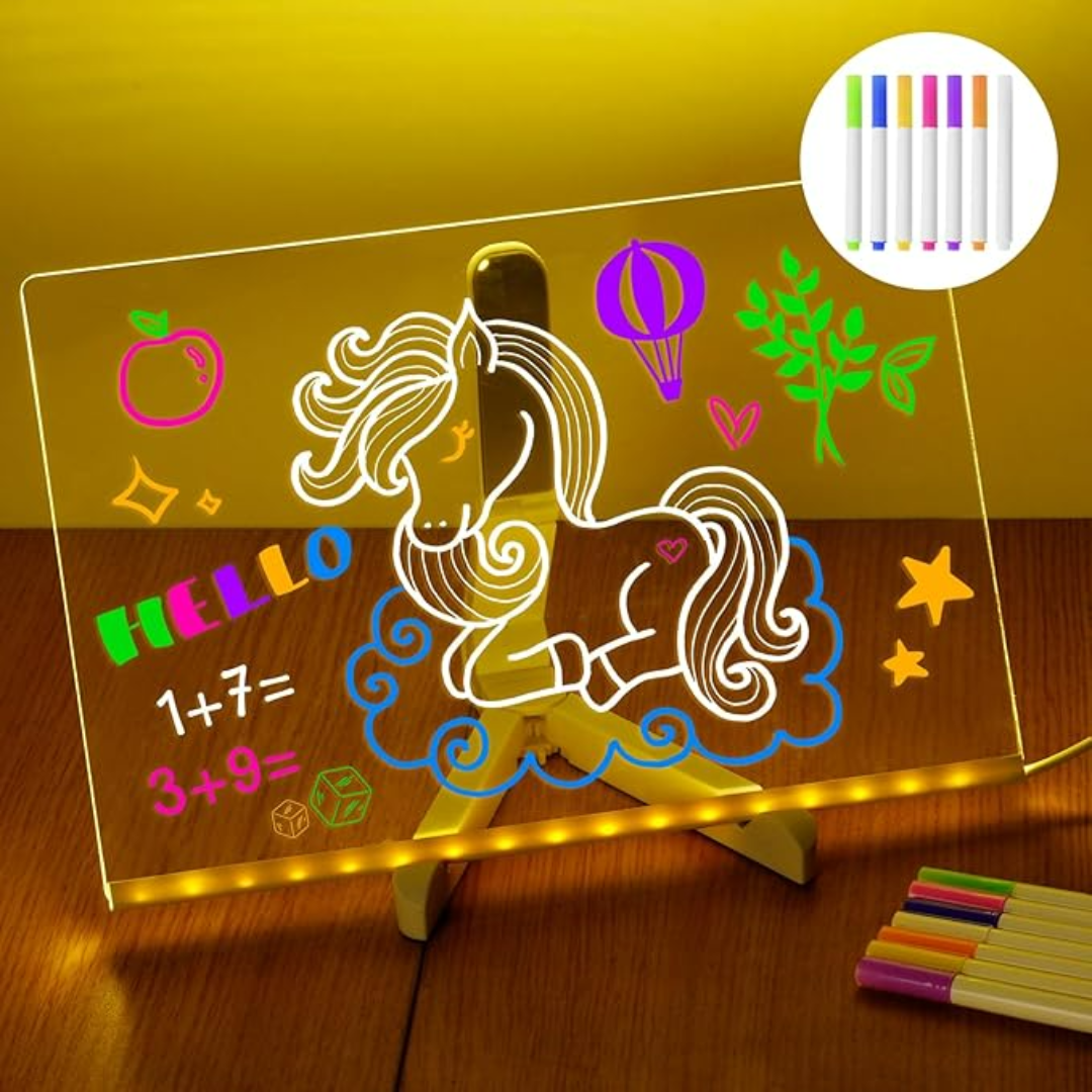 Tableta luminosa creativa para niños