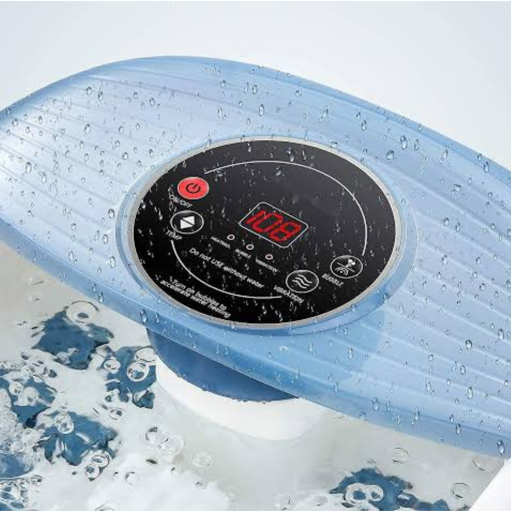 Masajeador de Vibración para Baño de Burbujas de Pies Controlado por Temperatura