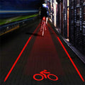 Lisslune | Luz Trasera de Proyección Láser para Bicicleta