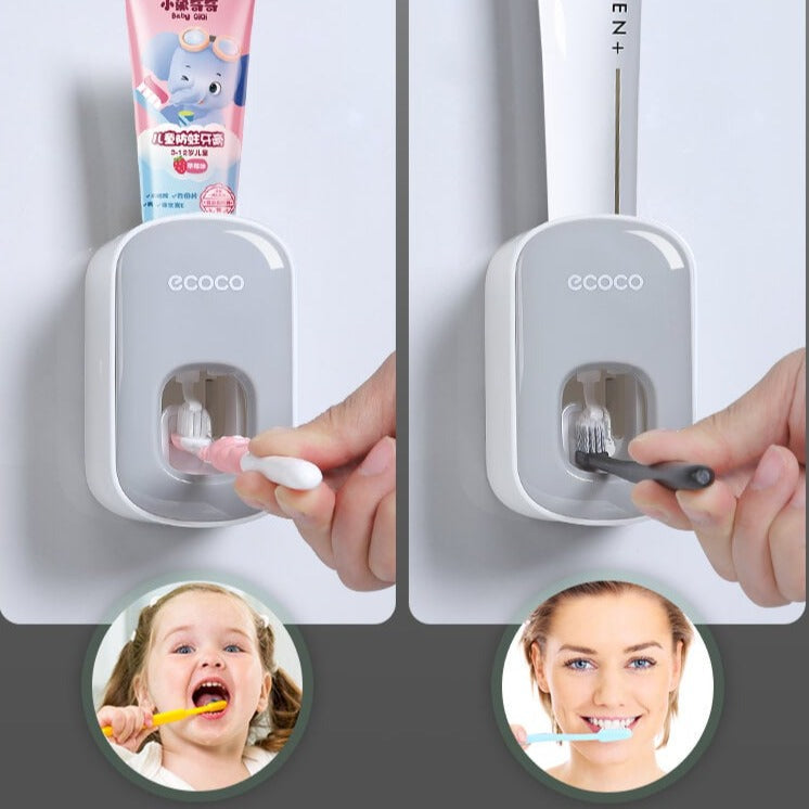 Dispensador Automático de Pasta de Dientes Montado en la Pared