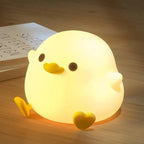 GlowDuck – Lámpara Nocturna con Sensor Táctil y Colores RGB