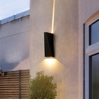 Luz de pared LED impermeable de 2 lámparas en forma de trapezio