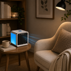 Enfriador de Aire con Humidificador y Luz LED