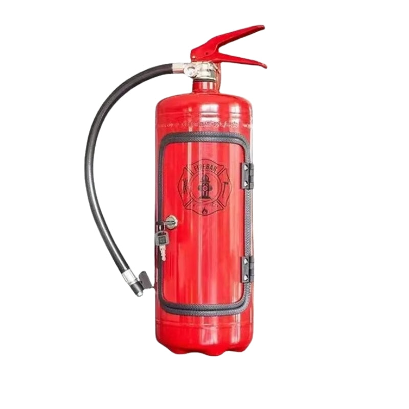 DrinkMaster – Almacenamiento de Bebidas Único en Forma de Extintor