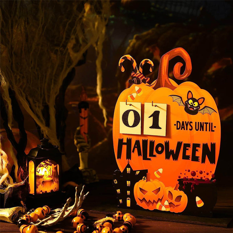 Calendario de Adviento de Madera para Halloween | Bowlift