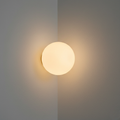 Luz de Pared Solsticio - Aplique de Vidrio Esmerilado Moderno para Interiores Minimalistas