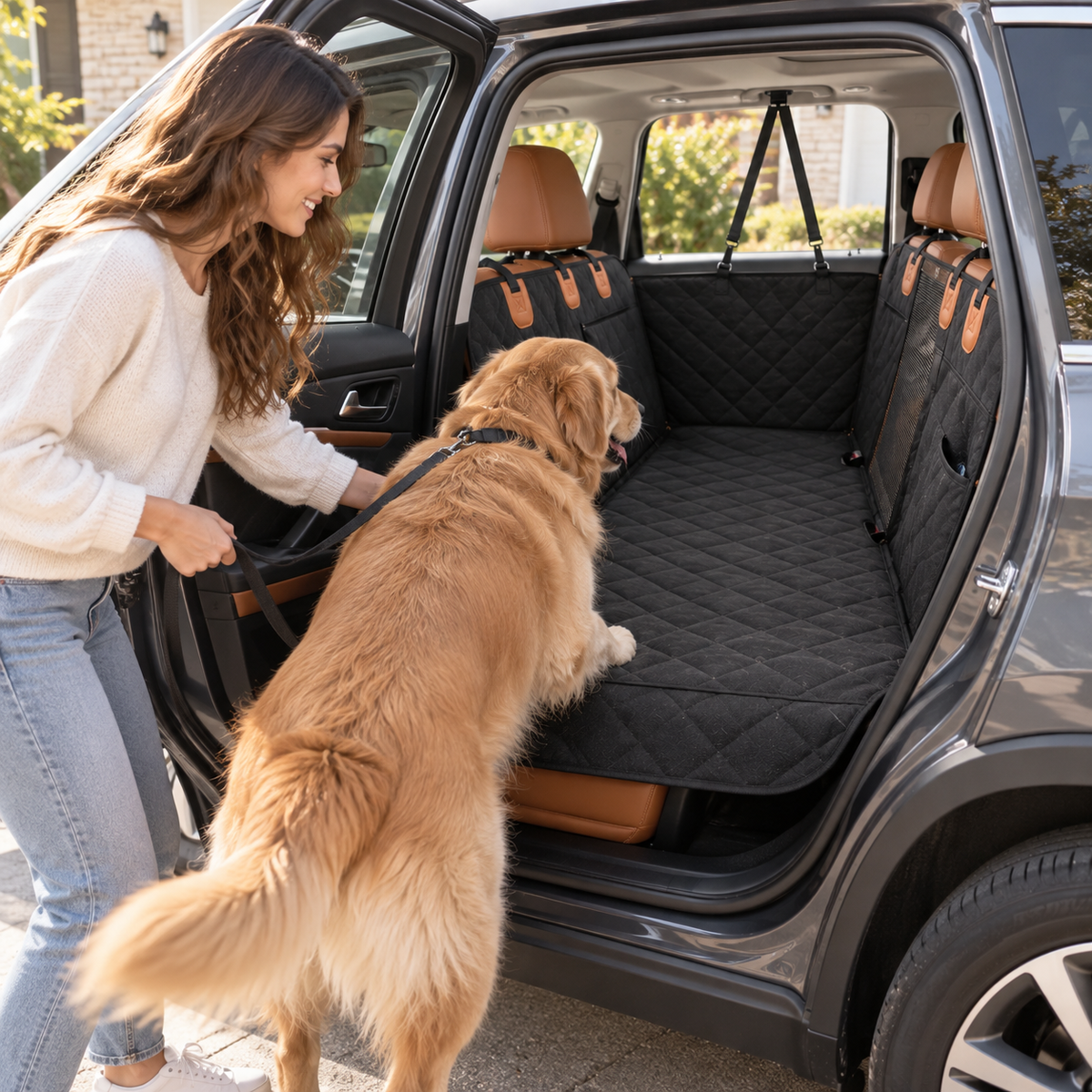ComfortCarrier | Donde la protección del automóvil y la comodidad para tu perro se encuentran | +Correa de perro segura