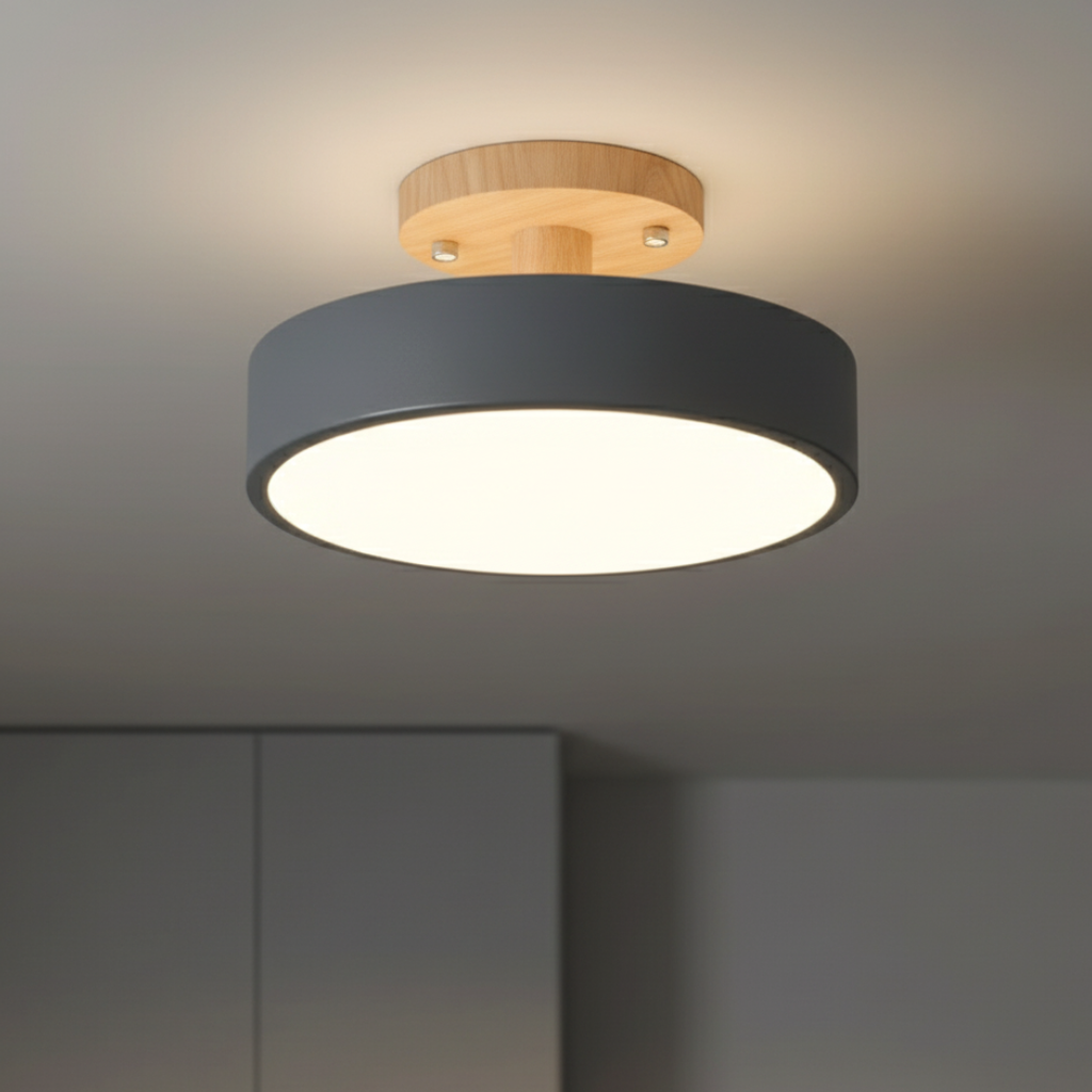 Luz de Techo Acorn Flush Mount - Encantador Diseño Escandinavo LED