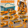 MagnaBuild – Set de vehículos de construcción magnéticos creativos | 50% DESCUENTO