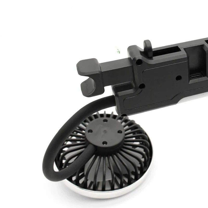 Ventilador de Coche USB con Cabezas Rotativas Dobles